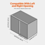 SucceBuy 2/3Tier Opening Blind Corner Pull Out Organizer 4 Shelf Kitchen Cabinet Organizer Slide Out Storage Organizer Basket 6