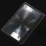 10PCS Magnifiers Credit Card Shape 3 X Transparent Magnifier Magnification Magnifying Fresnel LENS Made of Plastics 5