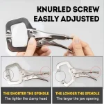 AIRAJ 7 inch Multifunctional Pliers, Locking pliers Carbon Steel Electrician, Anti Slip Maintenance, Durable Manual Tool 3