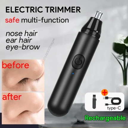 HOT Electric Nose Hair Trimmer Ear Hair Trimmer Eye-brow shaping Professional Safe Painless Portable For Business Trip And Home