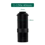 Magnification Adjustable 180X 150X 130X Zoom C Mount Lens 0.7X~4.5X Magnification For HDMI USB Industry Video Microscope Camera 3