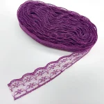 10yards Lace Ribbon Wedding Dress Fabrics for Embellishments for Sewing Handicraft Accessories Needlework Materials Width 2.3cm 3