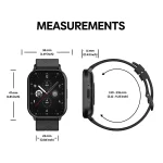 New Zeblaze GTS 3 Voice Calling Smart Watch Ultra-big 2.03'' HD Screen 24H Health Monitor 100+ Sports Modes 200+ Watch Faces 6