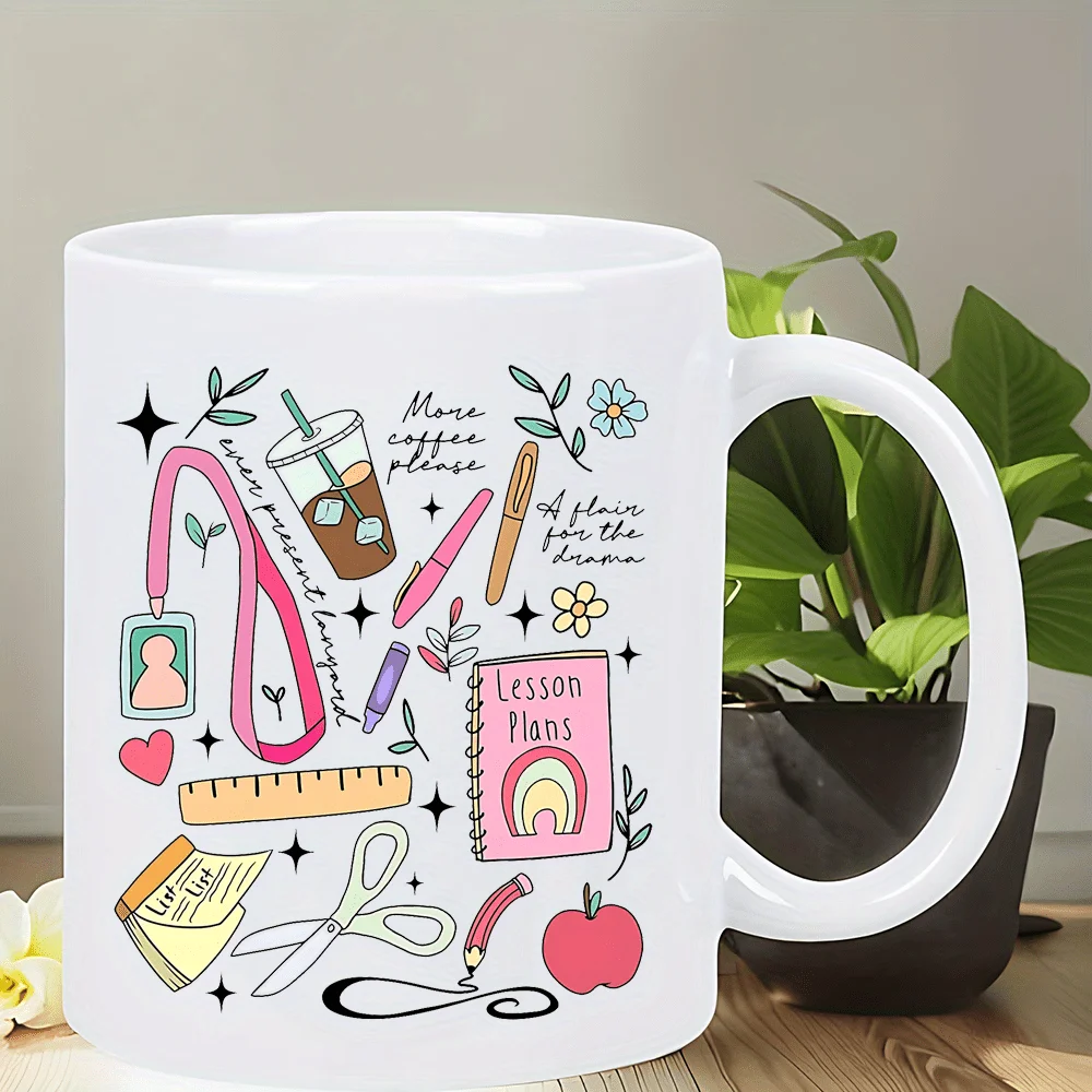 Retrogive a Thank-You Gift to The Teacher Ceramic Coffee Mug - Insulated, Reusable, Hand-Wash Only - Ideal for Camping & Outdoor Retrogive a Thank-You Gift to The Teacher Ceramic Coffee Mug - Insulated, Reusable, Hand-Wash Only - Ideal for Camping & Outdoor