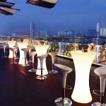 16-color LED Light-emitting Bar Table and Chairs Combination KTV Small Barbarian Creative Round Charging Outdoor Activities 3