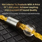 Original QKZ T1 200 Core TC Silver Plated Hifi Earphone Update Cable MMCX/2Pin Connector Use For QKZ ZXN ZXT VK4 ZX2 ZAX2 4