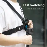 Action Camera Chest Mount Harness Breathable Accessories for Sports Travel for Gopro 10 Dji Osmo 3