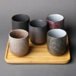 New Vintage Ceramics Cups Japanese Stoneware Porcelain 130ml Tea Mug Healthy Lifestyle Kung Fu Tea Sake Coffee Cups Drinkware