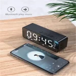 Wireless Bluetooth Speaker Small Mini Alarm Clock Portable Cannon Mini Voice Broadcast the Card Instert Vehicular Audio System W 3