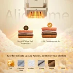 Y6 Plus Portable Clothes Dryer, 850W Mini Portable Dryer for Travel Apartments RV, Small Compact Laundry Dry Shoe Drye, Bed Warm 5
