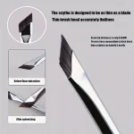 2/5Pc Karsyngirl Upgrade Blade Eyeliner Brush Ultra Thin Fine Angle Flat Eyebrow Brush Under The Eyes Place Precise Detail Brush 3
