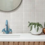 1/10pcs 3D Decorative Tile Stickers, Self-adhesive 3D Wall Stickers for Kitchen and Bathroom, Water Mold Resistant, 30x30cm 2