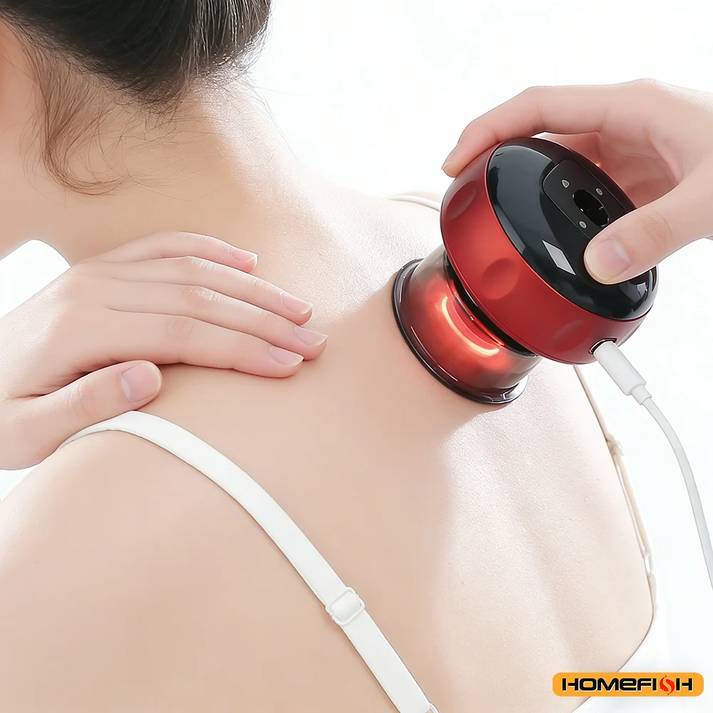 2-in-1 Heating & Gua Sha Cupping Massager, Intelligent Vacuum for Deep Fascia Release on Back Neck Massager 2-in-1 Heating & Gua Sha Cupping Massager, Intelligent Vacuum for Deep Fascia Release on Back Neck Massager