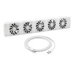 Energy-efficient Fan Heater Radiator Fan For Home Heating Automatic Thermostat Easy Installation Flame Retardant 4