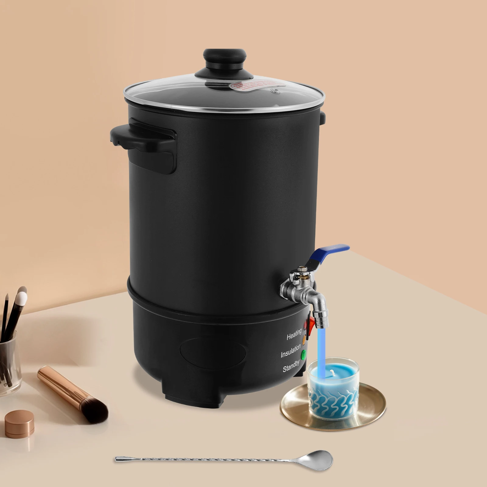 6L Large Capacity Automatic Heating To Prevent Dry Burning Electric Wax Melter With Temperature Control 6L Large Capacity Automatic Heating To Prevent Dry Burning Electric Wax Melter With Temperature Control