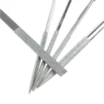 10Pcs Diamond Needle File Set 3x140mm Mini Needle File Kit For Stone Glass Metal Carving Craft Hand Tools Needle File Set 3