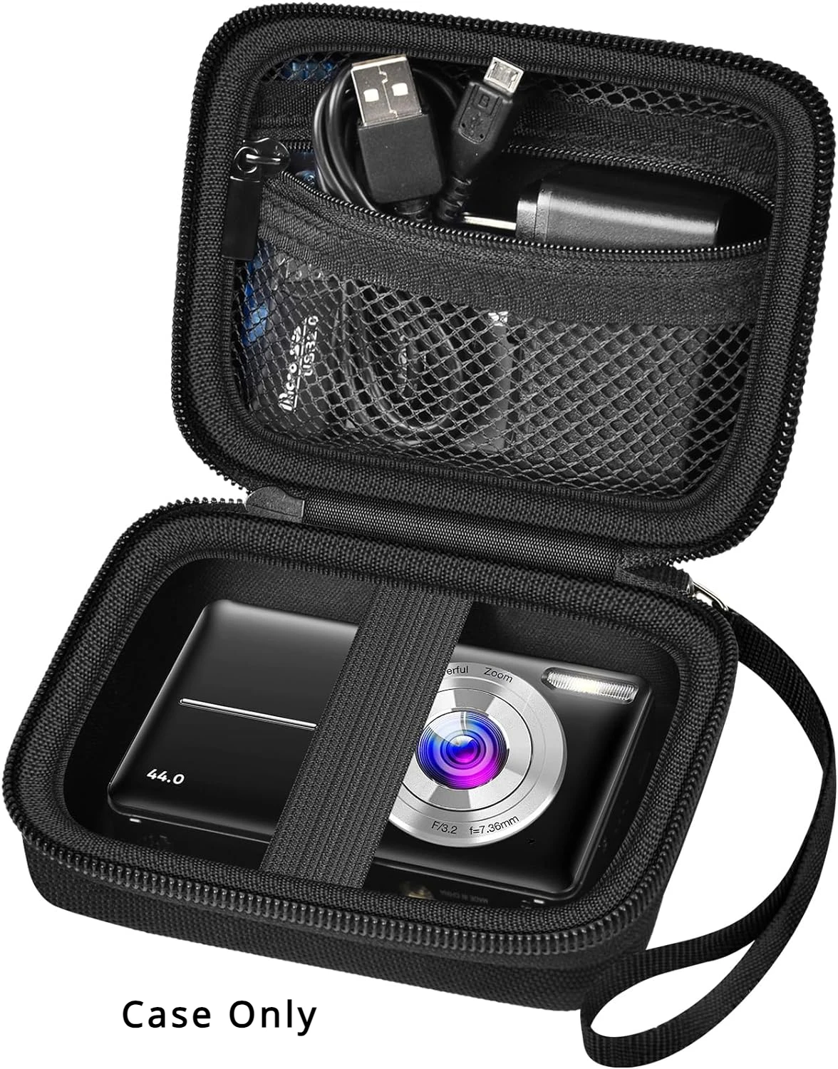 Digital Camera Case Compatible with VAHOIALD FHD 1080P/for CAMKORY Digital Point and Shoot/for KODAK PIXPRO FZ45-BK 16MPVlogging Digital Camera Case Compatible with VAHOIALD FHD 1080P/for CAMKORY Digital Point and Shoot/for KODAK PIXPRO FZ45-BK 16MPVlogging