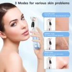 Blackhead Remover Pore Vacuum Face Cleaner Electric Pimple Acne Black Head Removal USB Rechargeable Water Cycle Black Dot Remove 6