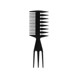 Double Side Professional Tooth Combs Fish Bone Shape Hair Brush Barber Hair Dyeing Cutting Coloring Brush Man Hairstyling Tool 5
