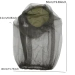 Fishing Anti Mosquito Insect Hat Fishing Hat Bug Mesh Head Net Face Protector Camping Sunshade Hats Outdoor Travel Camping 6
