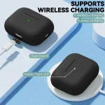 AirPods Pro Case Cover with Cleaner Kit Soft Silicone Protective Case for Apple AirPod Pro 2nd 1st Generation Case for Women Men 3