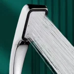 300 Hole Pressurized Dense Water Outlet Shower Head Handheld Square Shower Head Strong Pressure Nozzle Bathroom Accessories 6