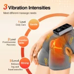 Electric Knee Massager with 3 Levels of Vibration And 5 Levels of Hot Compression Heated Leg Joint Muscle Relaxing Knee Pad 2
