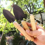 3Pcs/Set Mini Garden Tool Set For Garden Plants Flower Pot Cactus Vegetables Digging Weeding Indoor Small Plants Garden Tools 2
