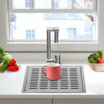 304 Stainless Steel Sink, Bar Sink, Stainless Steel Kitchen Sink with Cover Plate Used in Homes, Restaurants, Laundry Rooms 5