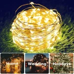 Ultra Long 1000LED Solar String Fairy Light Outdoor Copper Waterproof Christmas Garland Decoration Garden Party 100M/50M/10M/5M 4