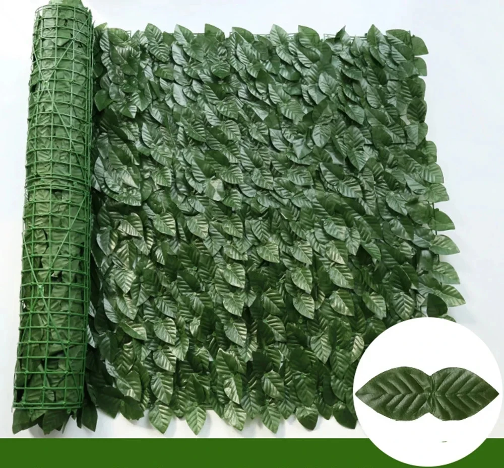 Artificial Ivy Hedge Green Leaf Fence Panels Faux Privacy Fence Screen for Home Outdoor Garden Balcony Decoration Artificial Ivy Hedge Green Leaf Fence Panels Faux Privacy Fence Screen for Home Outdoor Garden Balcony Decoration