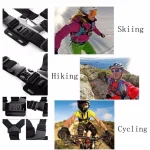 Chest Strap Mount Belt for Gopro Hero 12 11 9 8 7 6 5+ 4 Xiaomi Yi 4K Action Camera Chest Harness for insta360 Sport Accessories 6