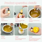 5ml/Bottle Candle Wax Pigment Colorant Non-Toxic Soy Candle Wax Pigment Liquid Dye Soy Wax DIY Soap Dyes Candle Making Supplies 4