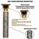 T9 Cordless Electric Hairber Shaver Hair Trimer Home Appliances Travel Barber Razors Shaving Machine for Men Trimmer Man 3