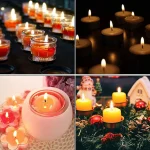 100pc Candle Wick Stickers Adhesive Heat Resistance Foam Double-sided Tape for Wax Fixed Base Holder Stand Candle Making Supplie 3
