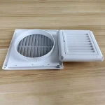 With Flaps Air Vent Grille Ventilation Cover 150*150mm/200*200mm Louver Vent Heating Cooling Vents Plate PP 4
