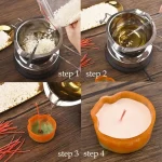 100/200/500/1000g Natural Soy Wax Flake Scented Candle Natural Material Additive-Free DIY Smokeless Candle Making Supplies mothe 6