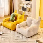 Soft Small Sofa Chair Comfortable Ergonomic Living Room Lazy Sofa With Storage Bag Children's Bear Sofa Chair For Boys And Girls 4