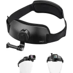 CM027 Camera Head with Mount Supports Vertical Shooting, Suitable for GoPro Max, DJI Osmo Action, Insta360, Sports Cameras