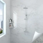 Wallpaper for Walls In Rolls Formaldehyde-free Bathroom Waterproof Sticker Toilet Wall Renovation Moisture-proof Wall Stickers