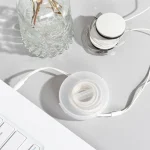 Rotatable Wire Winder Box Portable Round Wire Organizer Cord Cable Winder Management Storage Box for Charging Data Line Tidy 4