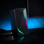 Redragon GS510 Waltz RGB Desktop Speakers, 2.0 Channel PC Computer Stereo Speaker with 4 Colorful LED Backlight Modes, Enhanced 5