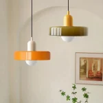 Nordic Glass Bauhaus Dining Room Chandelier Living Room Bedroom Bar Retro Coffee shop Decoration Chandelier Lighting Fixtures 4