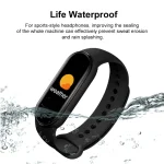 M6 Smart Watch Men Women Fitness Smart Bracelet Sports Band Heart Rate Blood Pressure Monitor Waterproof Multi-function Watches 3