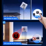Window Washer Robot Dual Water Spray Remote Control Electric Glass Cleaner for High-rise Window Outside Anti-falling Smart Home 6