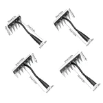 5/6/7/8 Teeth 1PCS Carbon Steel Garden Hand Rake for Farm Garden Weeding Tools Scarifier Agricultural Nail Harrow Metal Harrow 6