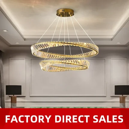 Dining Ceiling Hanging Lamp American Crystal Chandelier Light For Kitchen Island Modern Led  Pendant Lights Living Room