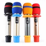 Thicken Microphone Foam Cap KTV Professional Studio Mic Silicone Cover Replacement Sponge WindScreen Protective Shield 6