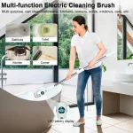 Electric Cleaning Brush 8 in 1 Multifunctional Household Wireless Rotatable Cleaning Brush For Bathroom Kitchen Windows Toilet 3