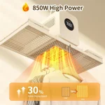 Y6 Plus Portable Clothes Dryer, 850W Mini Portable Dryer for Travel Apartments RV, Small Compact Laundry Dry Shoe Drye, Bed Warm 2